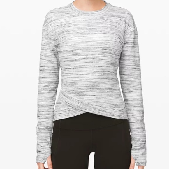 Lululemon Close to Crossing LS Rulu sz medium LW3CEJS - Picture 2 of 11